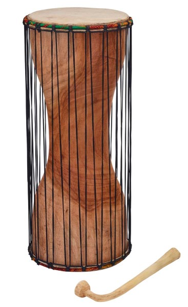 Afroton Dondo, talking drum, Ø 21cm, H 50cm, incl. mallet