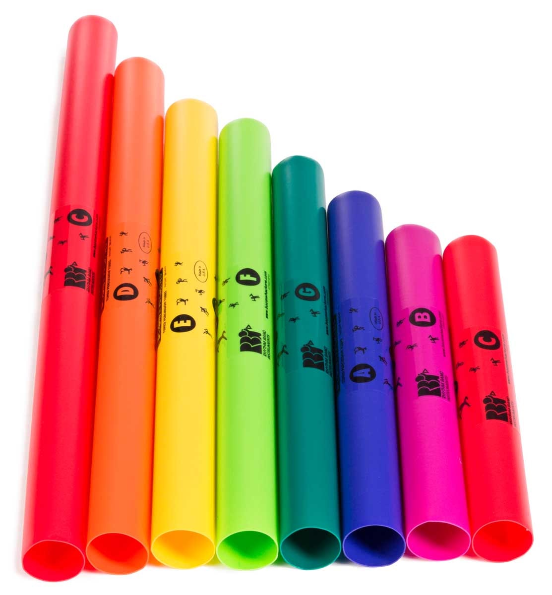 Boomwhackers, diatonisch, 8 Töne Boomwhackers Boomwhackers