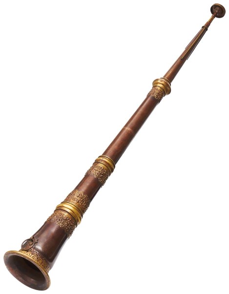   Rag Dun, Tibetan ritual trumpet , L c. 100cm