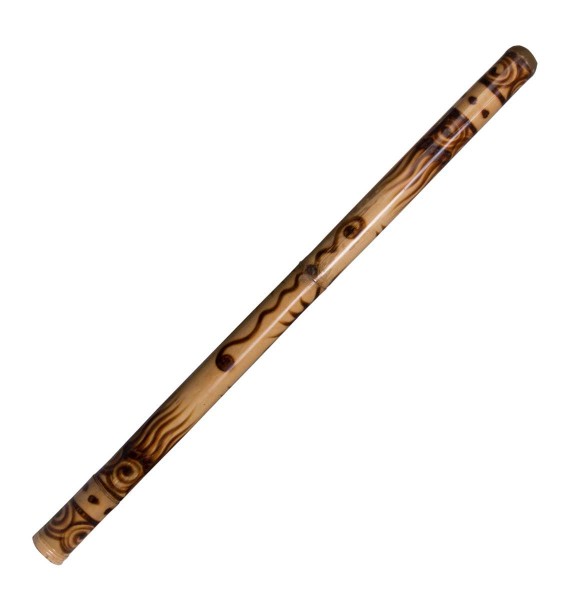   Didgeridoo, Bambus, beflammt
