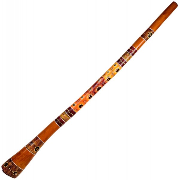Didgeridoo, jackfruit, painted, L c.150cm