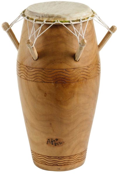 Afroton Kpanlogo Drum, ca. Ø 25cm, H 64cm