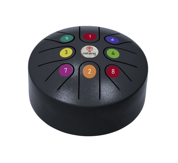 Nataraj Nataraj Tonguedrum, Ø 8“, black, c- diatonic