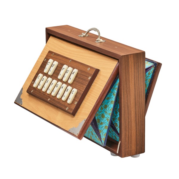   Shrutibox, medium, männliche Stimmung, chromatisch, C3-C4