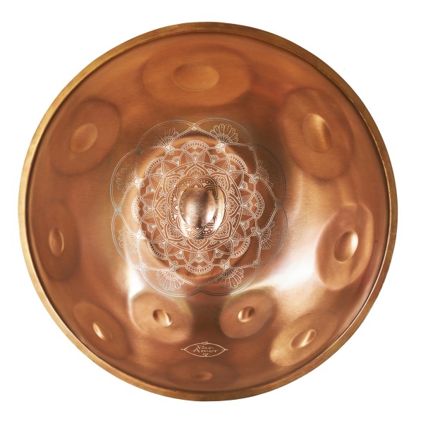 PanAmor PanAmor Handpan, D Mixolydian, Ember steel