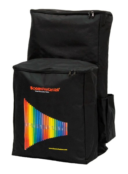 Boomwhackers Backpack für Boomwhackers, für 52 Röhren und 16 Octavatorcaps