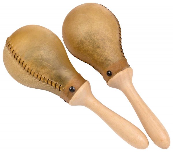 Ledermaracas, groß, Paar
