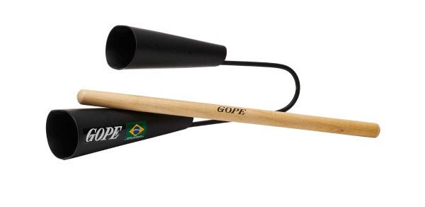 Contemporânea Agogo, schwarz, L 26cm, Gope