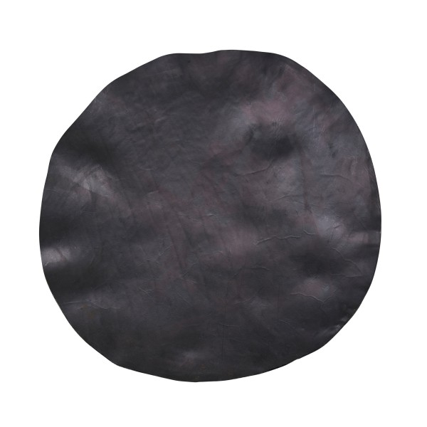 Afroton Kalbsfell, rasiert, Ø 60cm, 1mm, schwarz
