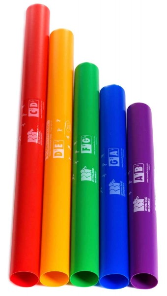 Boomwhackers Boomwhackers, chromatic addition, 5 tones