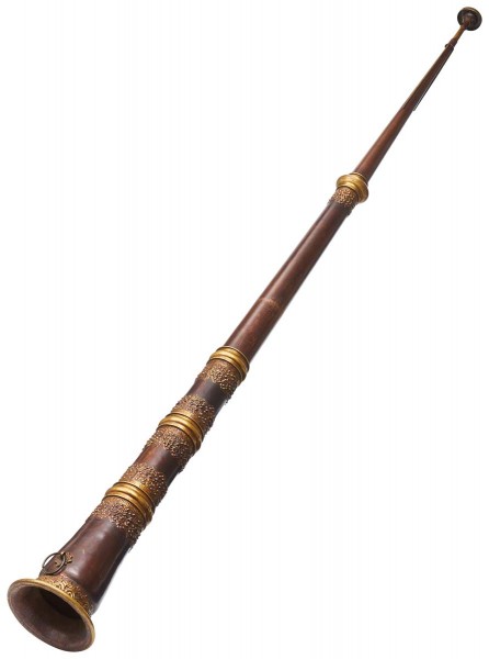   Rag Dun, Tibetan ritual trumpet , L c. 150cm