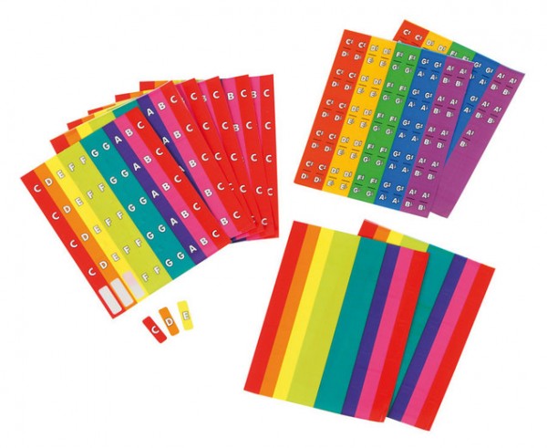 Boomwhackers Boomwhacker Stickers, Chroma-Notes