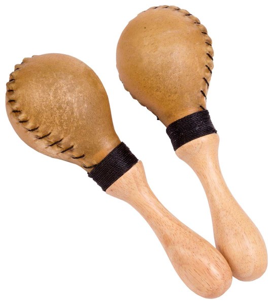 Ledermaracas, mittel, mittel, Paar