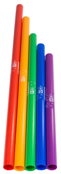 Boomwhackers Boomwhackers, bass, chromatic addition, 5 tones