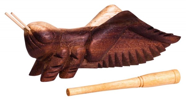   Cricket-guiro, 12cm, soft-wood scraper