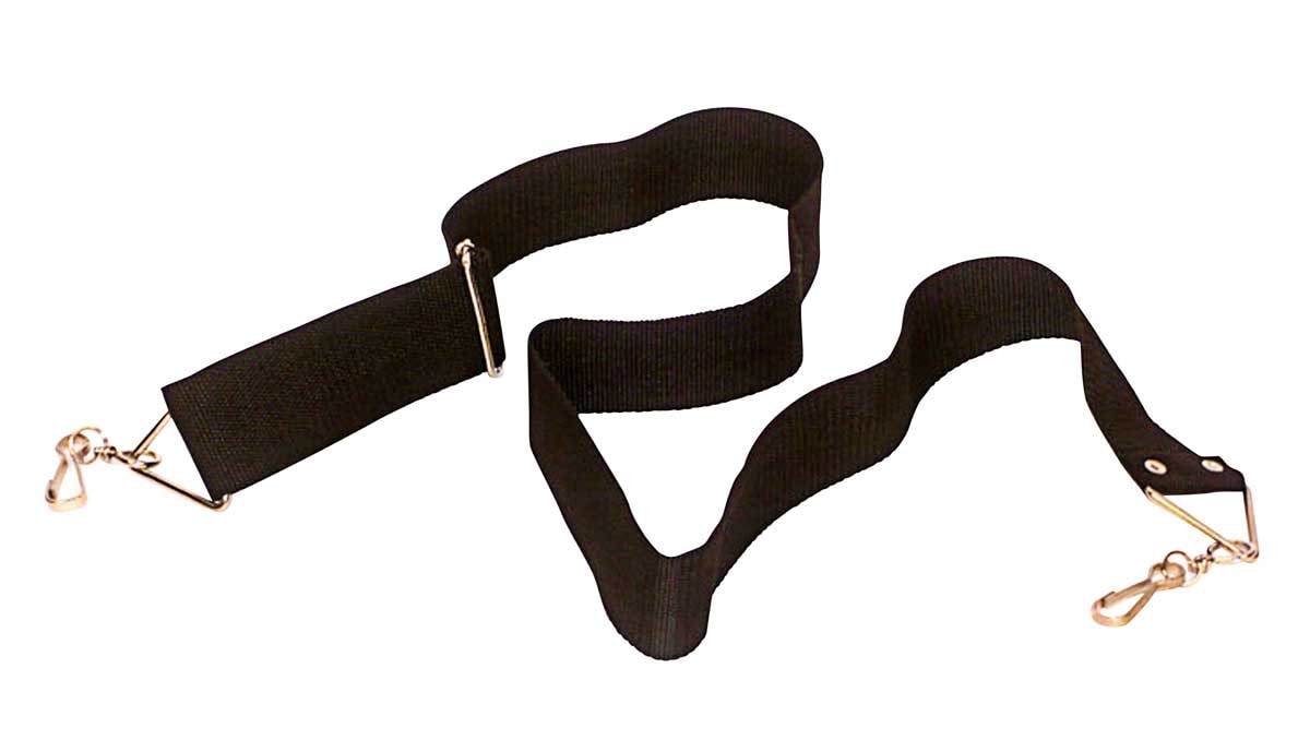 Schlüsselanhänger Aus Nylon Mit Metallhaken – Schwarz, Passend Für Koppel 22603
