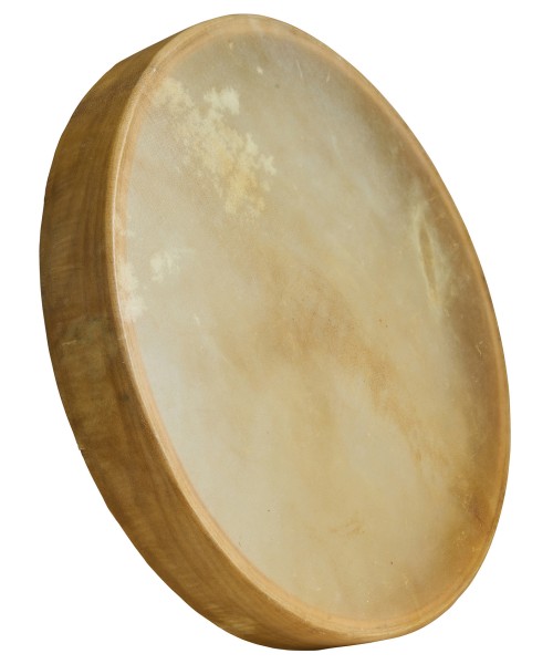 Afroton Thunderdrum, Kuhfell, Ø 22“, indianische Rahmentrommel mit Schlägel