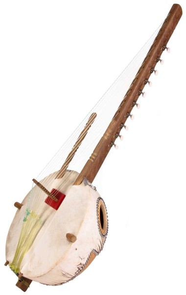 Kora, modern tuning system, ca. H 130cm, B 50cm