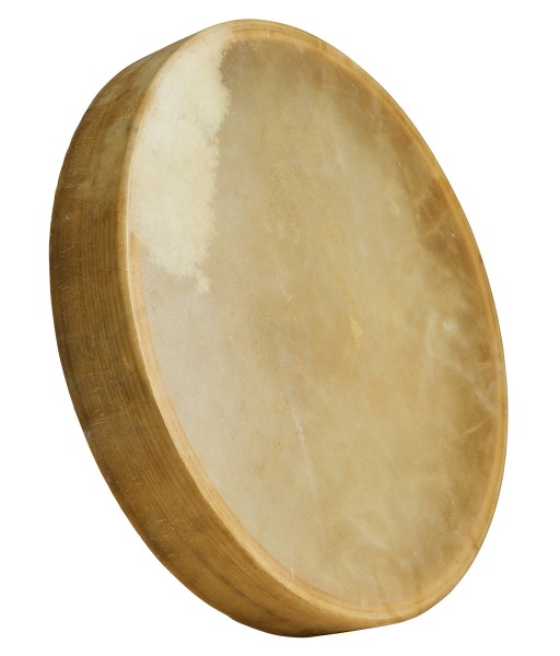 Afroton Thunderdrum, Kuhfell, Ø 20“, indianische Rahmentrommel mit Schlägel