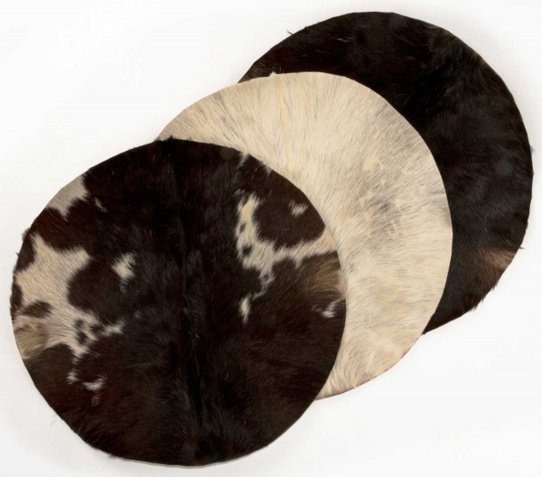 Afroton Goatskin, with hair, Ø 60cm