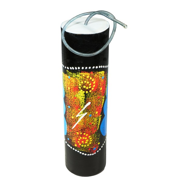   Donnerrohr, Dot Painting, Ø 7,5cm, L 22-24cm