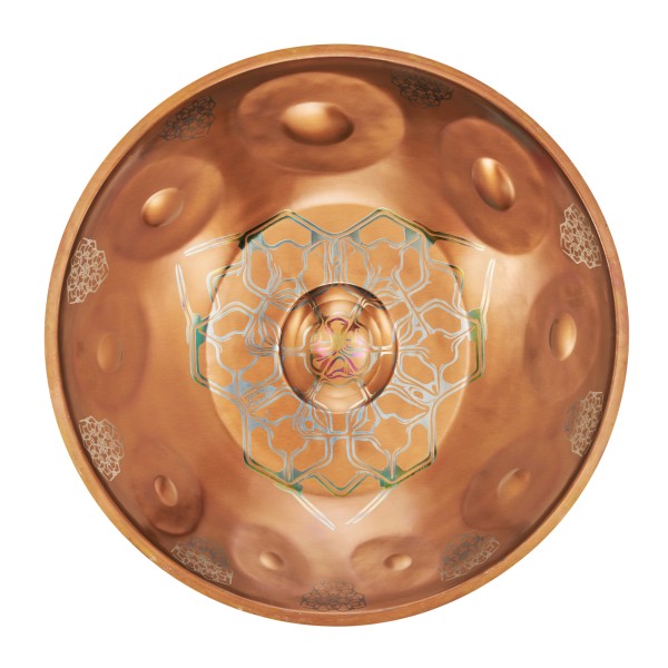 PanAmor PanAmor Handpan, F2 Deep Voyager, mit 2 bottom notes, Edelstahl