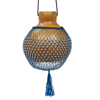 Chekere, Ø 23-30cm, Perlennetz Chekere, Ø 23-30cm, Perlennetz